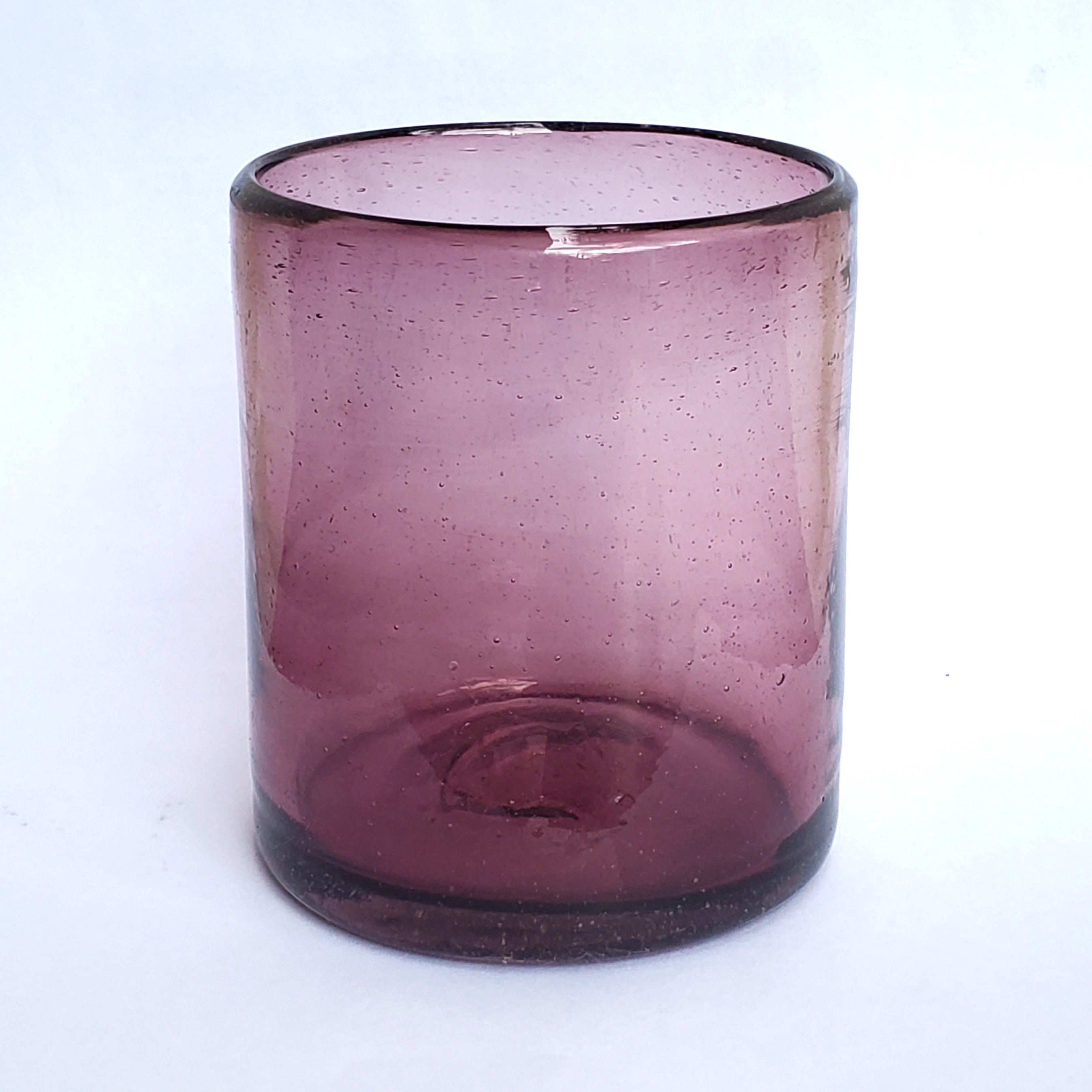 Novedades / Solid Amethyst 9 oz Short Tumblers (set of 6) / Enhance your table setting with our beautiful Amethyst colored glasses.